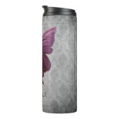 Magenta Jeweled Butterfly Thermosbeker (Geroteerd rechts)