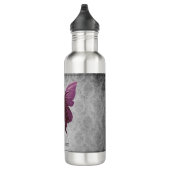 Magenta Jeweled Butterfly Waterfles (Rechts)