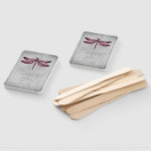 Magenta Jeweled Dragonfly bruiloft gunst Handwaaier (Niet-gemonteerd)