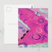 Magenta Joy Briefkaart (Voorkant / Achterkant)