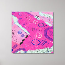 Magenta Joy Canvas Afdruk