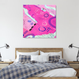 Magenta Joy Canvas Afdruk