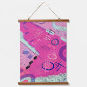 Magenta Joy Hangend Wandkleed (Voorkant)
