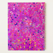 Magenta Jubileum Abstracte Print Planner (Achterkant)
