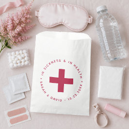 Magenta katerkit in ziekte en gezondheid bedankzakje