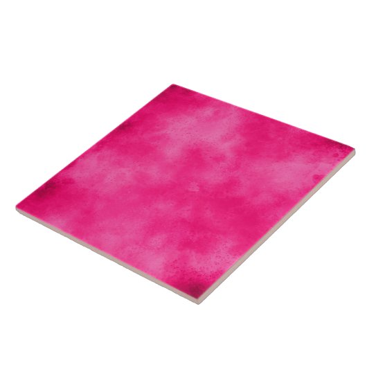 Magenta Keramische Tegel Tegeltje (Zijkant)