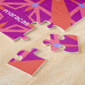 Magenta Key of Life Kaleidoscope Musical Theme Legpuzzel (Zijkant)