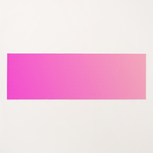Magenta-kleurverloop Yogamat (Voorkant (horizontaal))