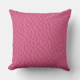 Magenta leersoortige print kussen