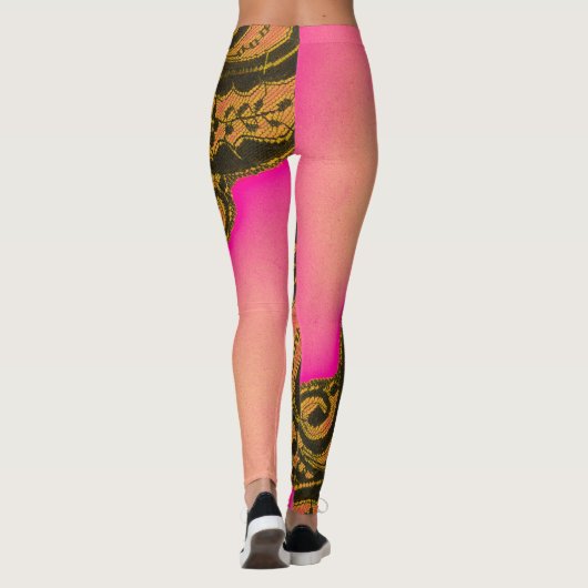 Magenta Leggings (Achterkant)