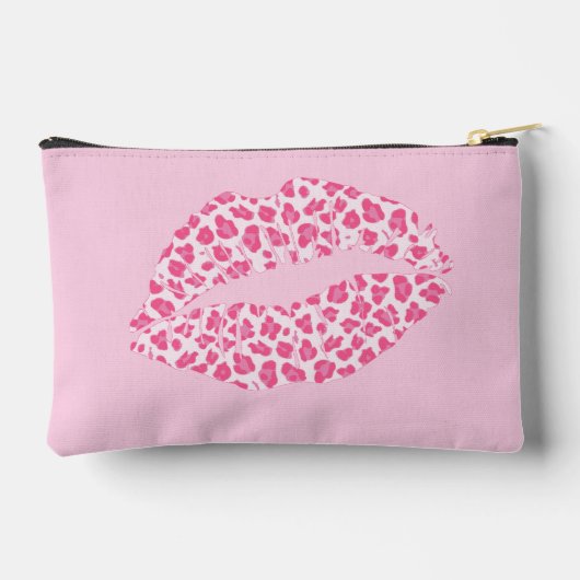 Magenta Leopard Kiss - Roze Etui (Achterkant)