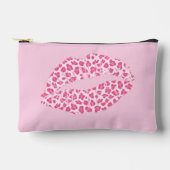 Magenta Leopard Kiss - Roze Etui (Voorkant)