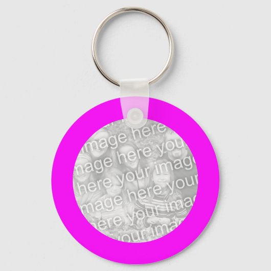 Magenta Lijst Sleutelhanger (Voorkant)