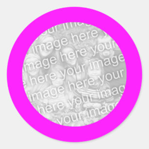 Magenta Lijst Sticker