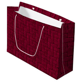 Magenta Lincoln Logs Gift Bag Groot Cadeauzakje