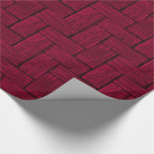 Magenta Lincoln Logs Wrapping Paper Cadeaupapier (Hoek)