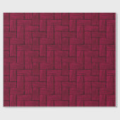 Magenta Lincoln Logs Wrapping Paper Cadeaupapier (Vlak)