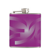 Magenta-linten Heupfles (Voorkant)