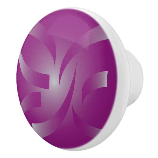 Magenta-linten Keramische Knop (Rechts)