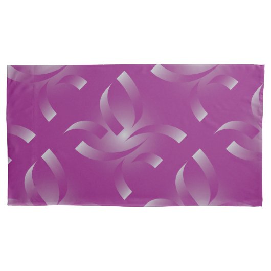 Magenta-linten Kussensloop (Voorkant-Links)