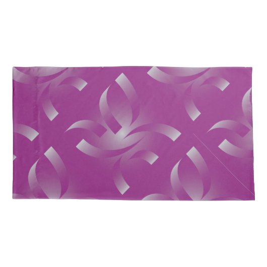 Magenta-linten Kussensloop (Achterkant-Links)