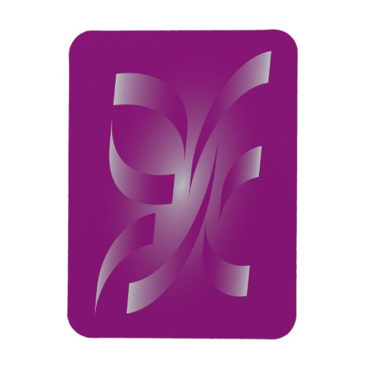 Magenta-linten Magneet (Verticaal)