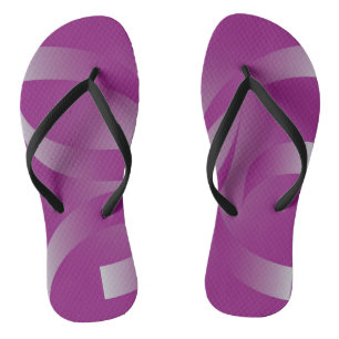 Magenta-linten Teenslippers