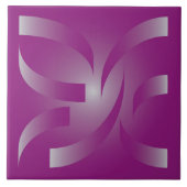 Magenta-linten Tegeltje (Voorkant)