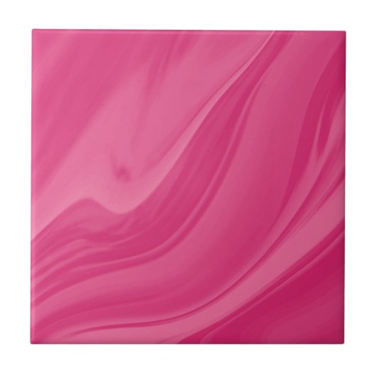 Magenta Liquid Marble Background Tegeltje (Voorkant)