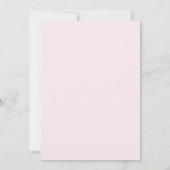 Magenta Lively Spring Wedding Kaart (Achterkant)