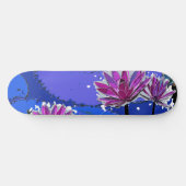 Magenta Lotus Flower Persoonlijk Skateboard (Horizontaal)