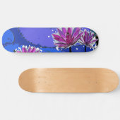 Magenta Lotus Flower Persoonlijk Skateboard (Horizontaal)