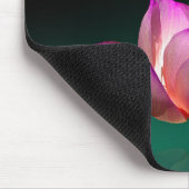 Magenta Lotus in volle bloei, mousepad Muismat (Hoek)