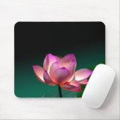 Magenta Lotus in volle bloei, mousepad Muismat (Met muis)