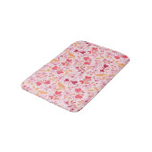 Magenta Love & Butterflies_02 Valentijn Bath Mat (Gekanteld)