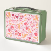 Magenta Love & Butterflies_02 Valentijn Lunch Box (Voorkant)