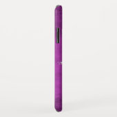 Magenta Lovebird Floral Vine iPhone Case (Achterkant/rechts)