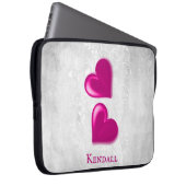 Magenta maakt persoonlijk gebruik van laptophoes laptop sleeve (Voorkant Rechts)