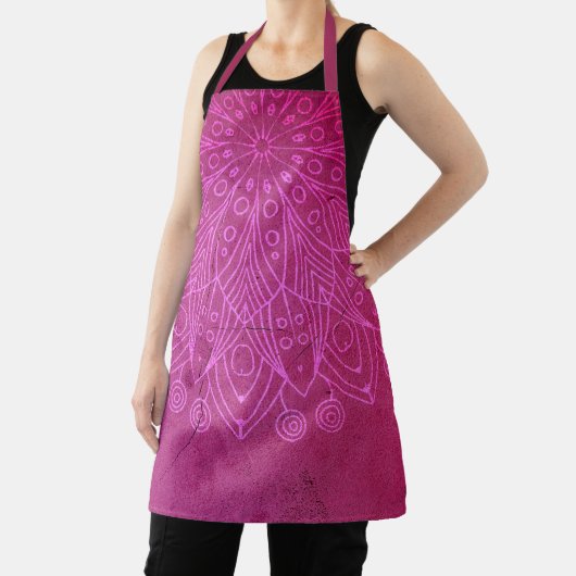 Magenta Mandala Zen Rustic Body Mind Spirit Schort (Insitu)
