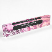 Magenta Marble Classy Modern - Gepersonaliseerd Naambordje