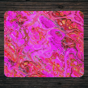 Magenta Marble Swirl Muismat