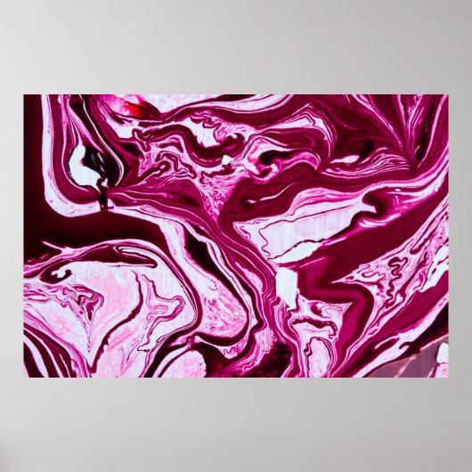 Magenta marble texture poster (Voorkant)