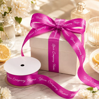 Magenta Marketing Branding Merknaam Satijnen Lint