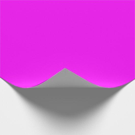 Magenta Matte Wrapping Paper Cadeaupapier (Hoek)