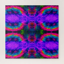 Magenta Middernacht Psychodelische Puzzel