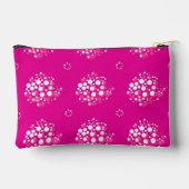 Magenta Minimaal Stippenpatroon Ontwerp Etui (Achterkant)