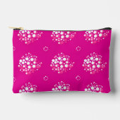 Magenta Minimaal Stippenpatroon Ontwerp Etui (Voorkant)