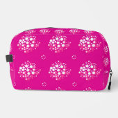 Magenta Minimal Dot Pattern Design Toilettasje (Voorkant)