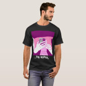 Magenta Mint White T-Shirt van de Moeder's Mobile (Voorkant volledig)