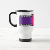 Magenta Monogram Diamond Afstuderen Reisbeker (Links)